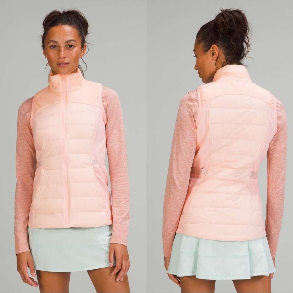 Lululemon Women’s Goose Down Feathers for It All Vest Full Zip in Pink Mist 6